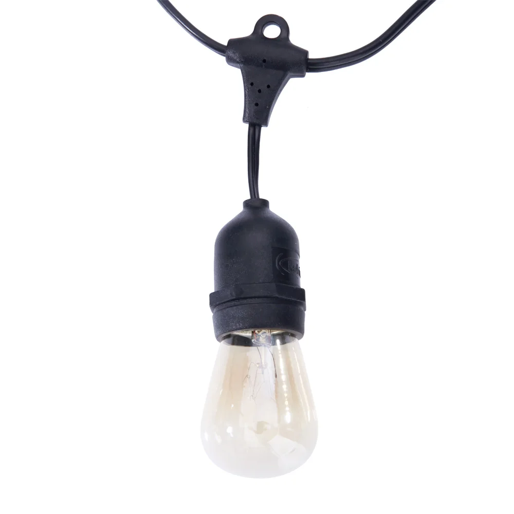 

24pcs Christmas Lights Outdoor Light Bulb Outdoor Yard Lamp String Light With Black Lamp Wire Fairy Lights Christmas Decorations