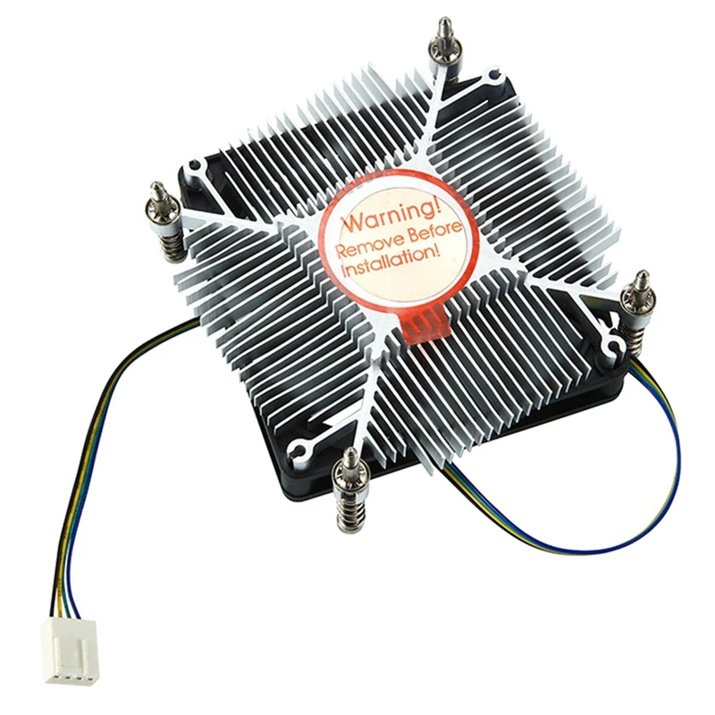 PWM Temperature Control CPU Cooler HTPC Mini Case Intelligent Silent Cooling Fan | Дом и сад