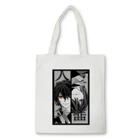 chuuya nakahara bungou stray dogs anime handbags shoulder bags casual shopping girls handbag women canvas bag bolsas