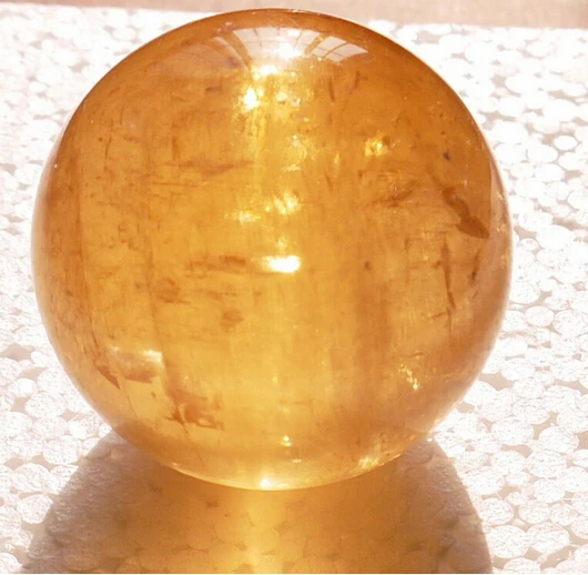 + --- 507 37-41 мм подставка/цитрин Кальцит кварц/кристалл шар драгоценный камень | Дом