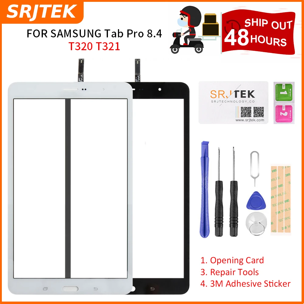 

SRJTEK 8.4" For Samsung Galaxy Tab Pro SM-T320 SM-T321 T320 T321 T325 Touch Screen Digitizer Sensor Panel Tablet PC Replacement