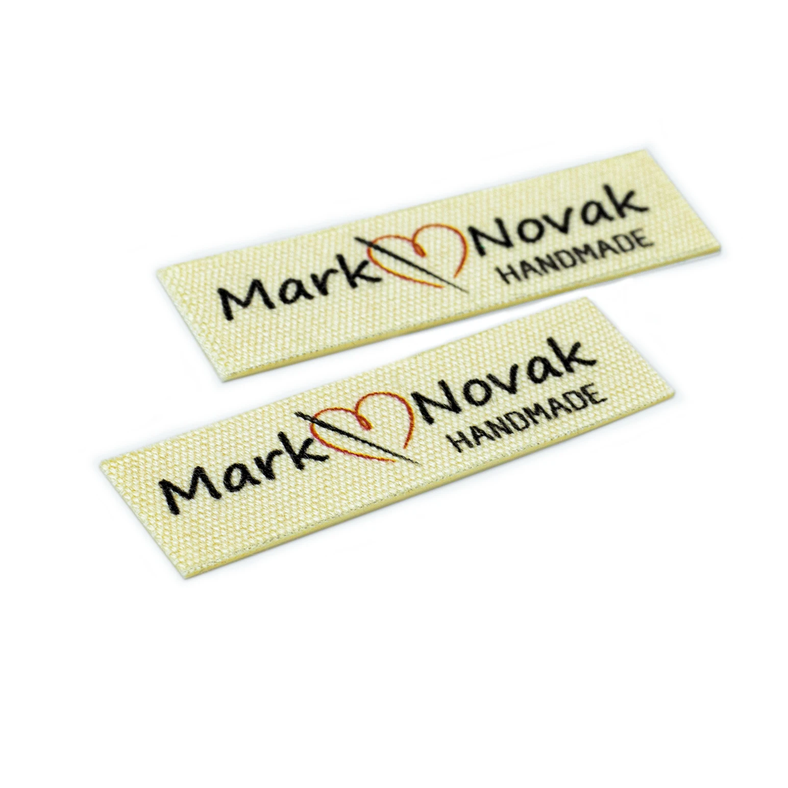 120 шт. Гладильные этикетки логотип или текст персонализированный бренд для