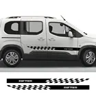 Наклейки на боковые двери автомобиля, 2 шт.