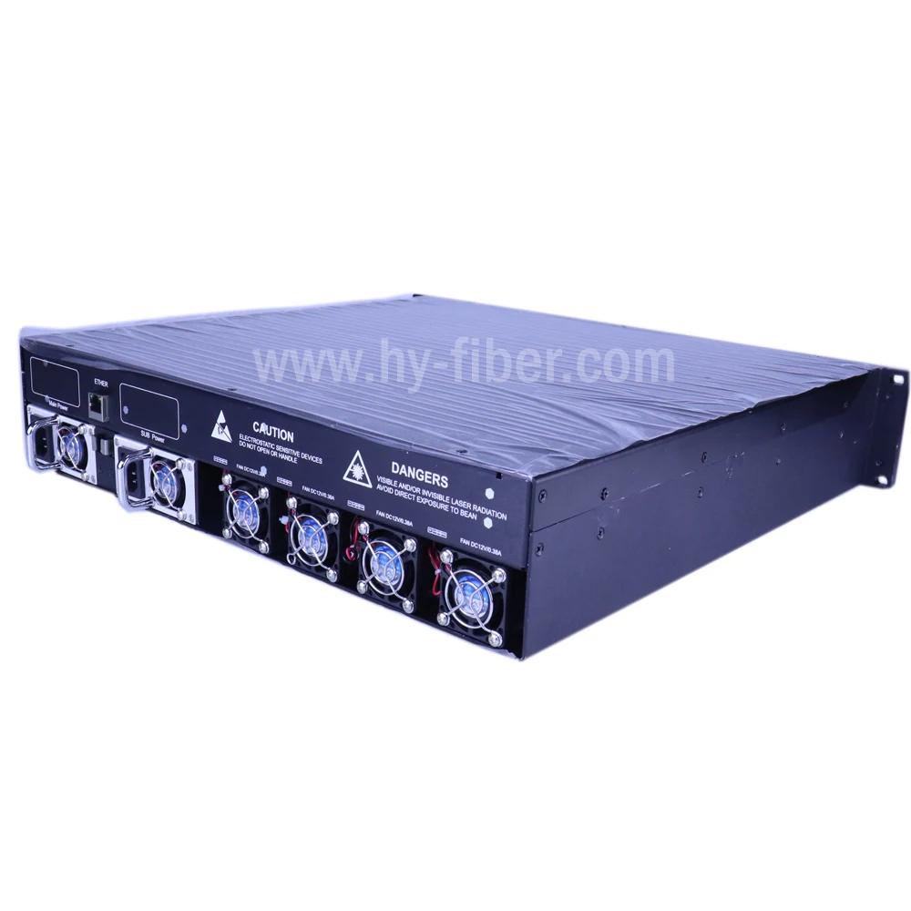 32 порта 20dBm CATV 1550nm оптический усилитель SC/APC волоконный порт Двойной источник