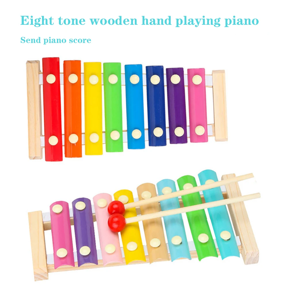 

Музыкальные детские Игрушки, деревянный ксилофон, Ранние обучающие Игрушки Для Детей, Игрушки Для Детей
