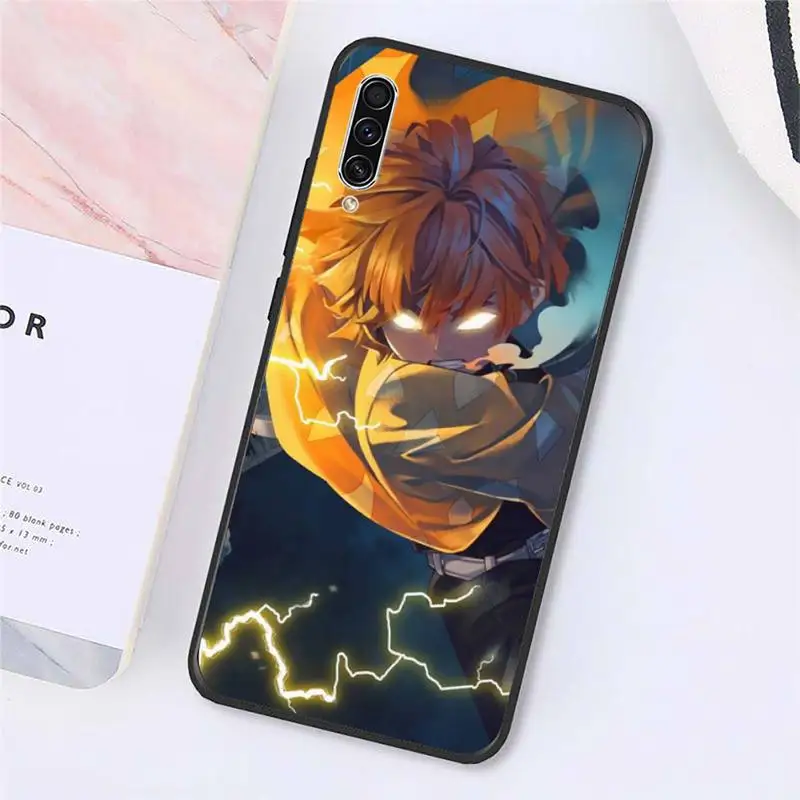 

Anime Demon Slayer Kimetsu No Yaiba Phone Case For Samsung galaxy A S note 10 7 9 20 30 31 40 50 51 71 21 s ultra