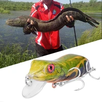 4cm 9 5g artificial simulation frog fishing lure bait with hooks tackle jerkbait trolling swim