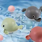 С рисунком в виде китов, детские игрушки для купания с рисунком краба пингвина Детские водная игрушка высокое качество Детские Плавание заводные на цепочке игрушки для детей дропшиппинг