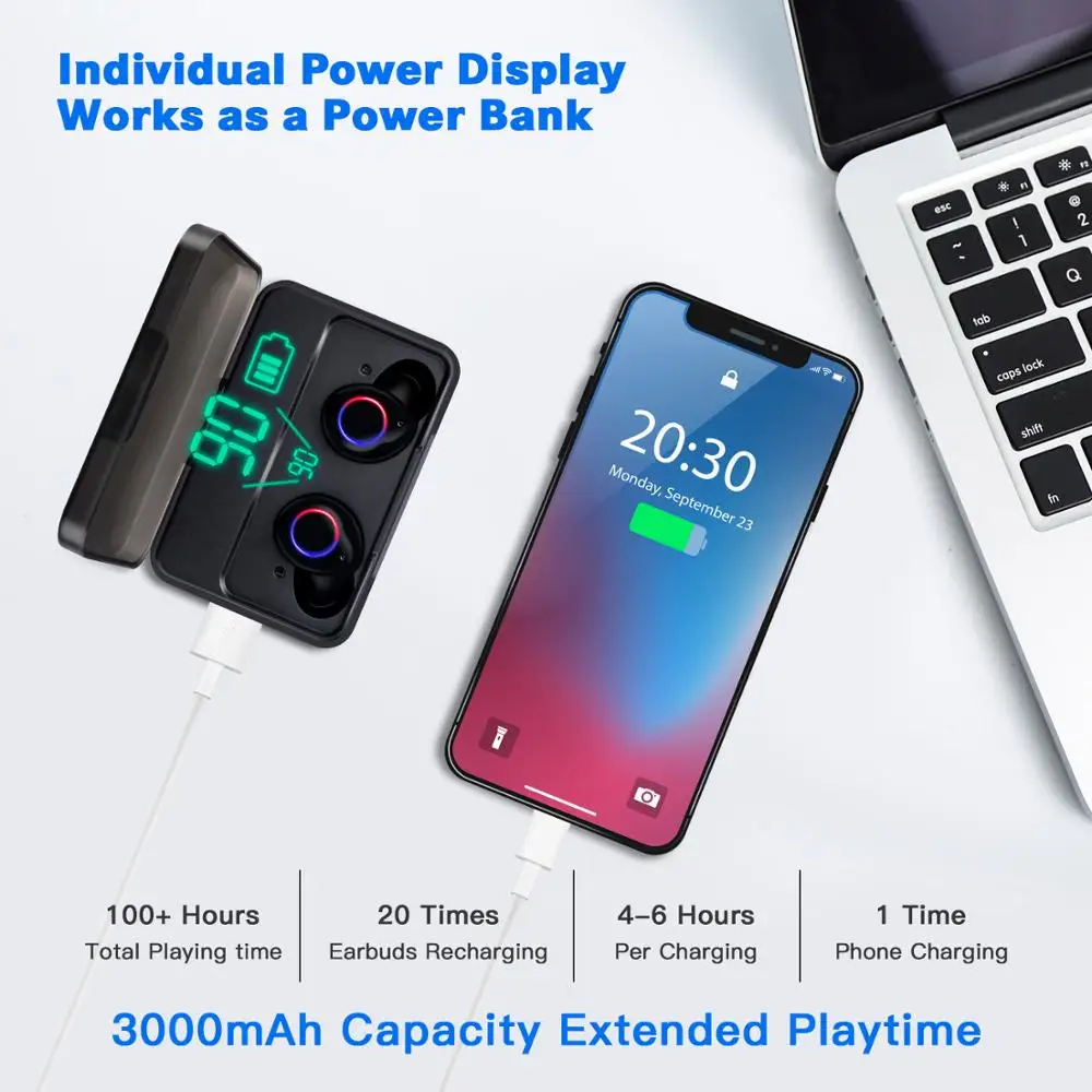 Оригинальный слог B X01 наушники 6 часов сенсорная Bluetooth гарнитура 3000 мА/ч