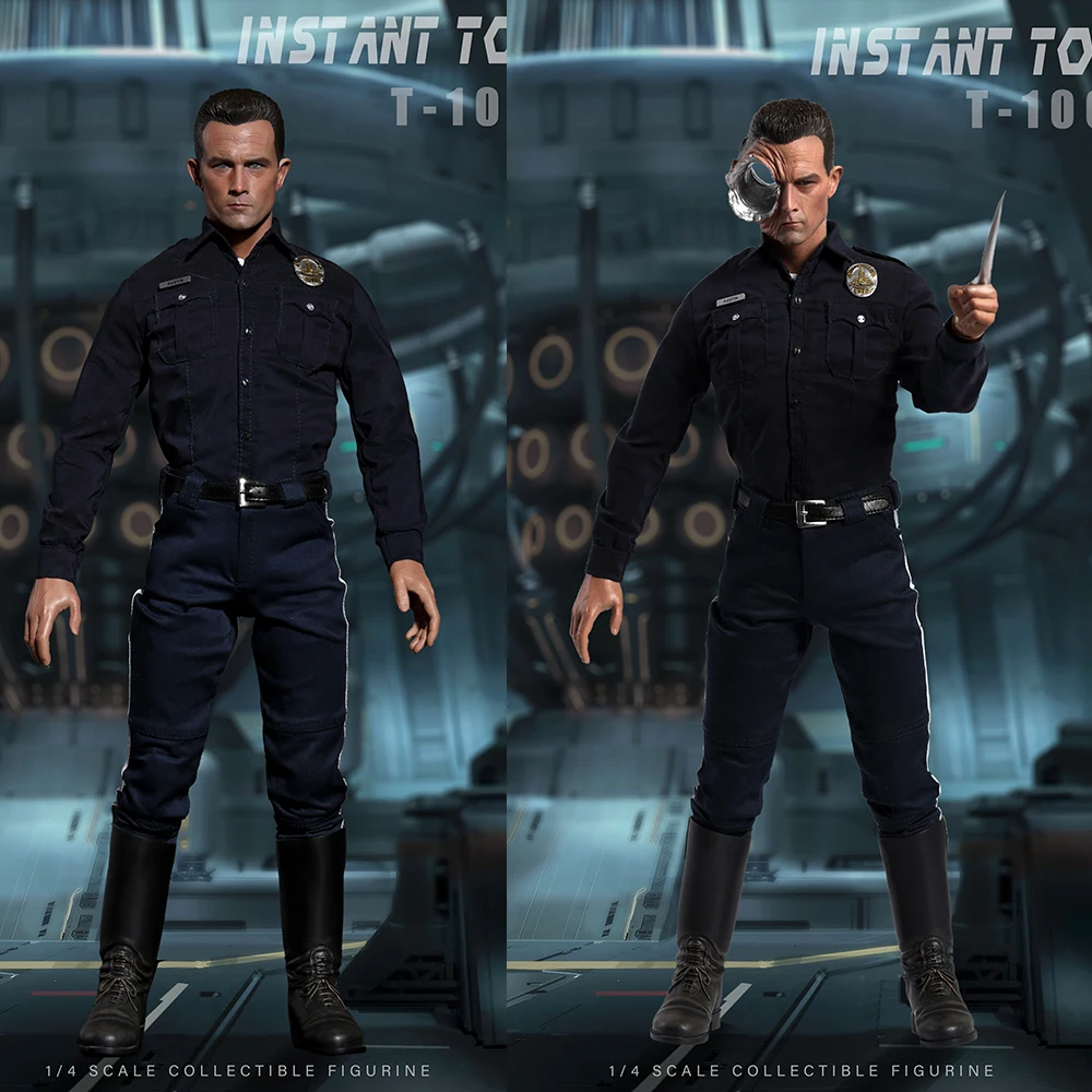 

In Stock INST ANT TOYS IT-002 1/4 T1000 Robert Patrick Soldier Full Male Action Figure Set Model for Collection