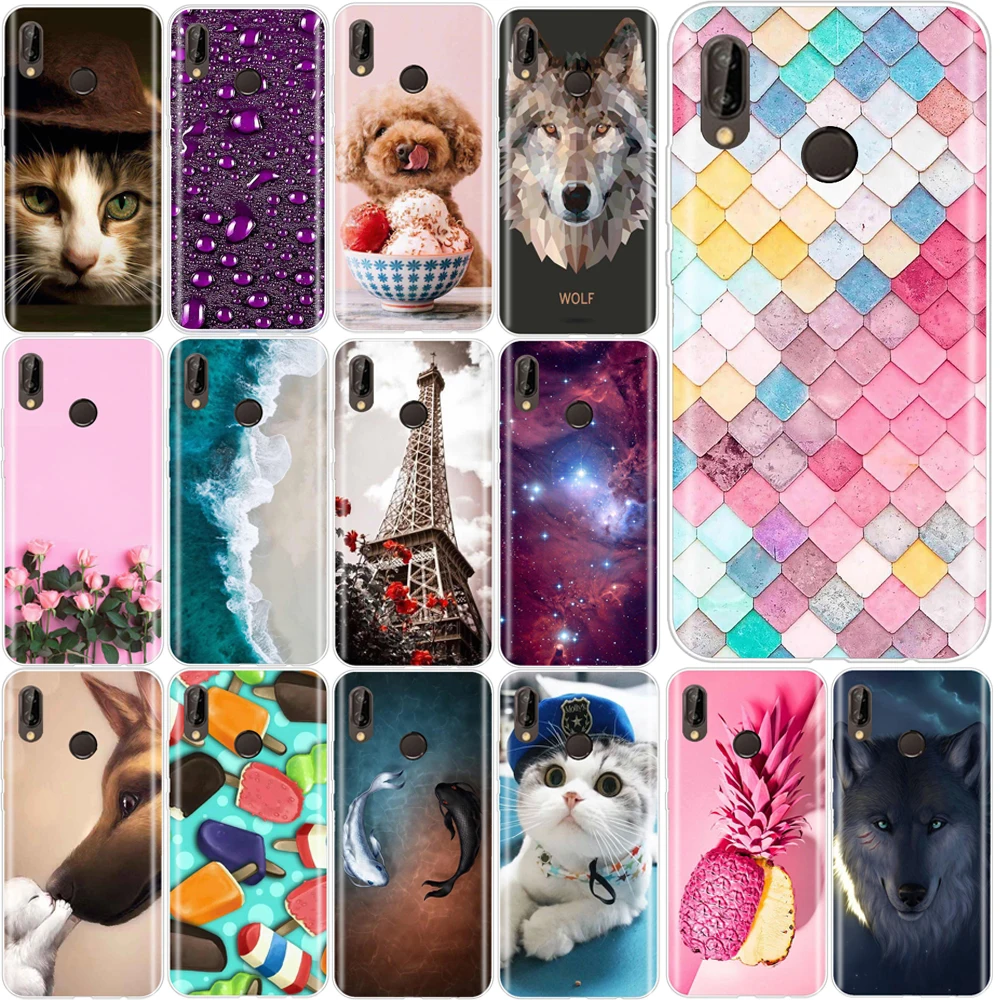 Huawei P Smart 2019 Case Silicone Cover 2018 Plus PSmart Phone |