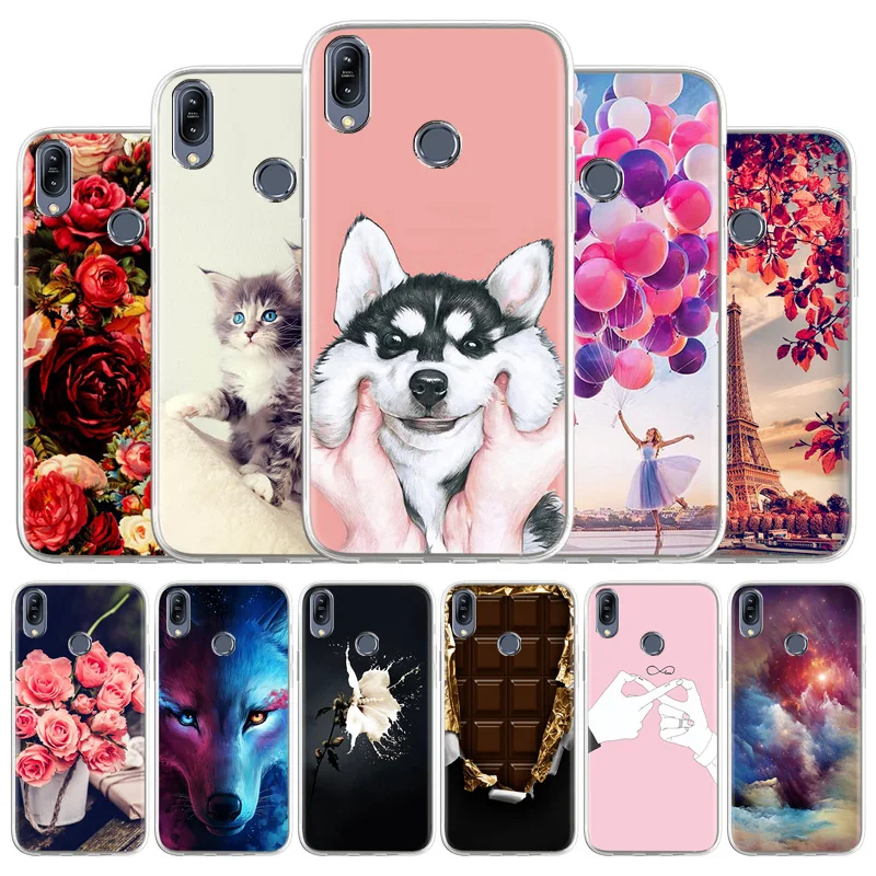 

For Asus Zenfone Max Pro M1 M2 Case Silicone ZB601KL ZB631KL ZB555KL ZB633KL Shot ZB634KL ZC550KL Cover Case Soft TPU Capa Funda