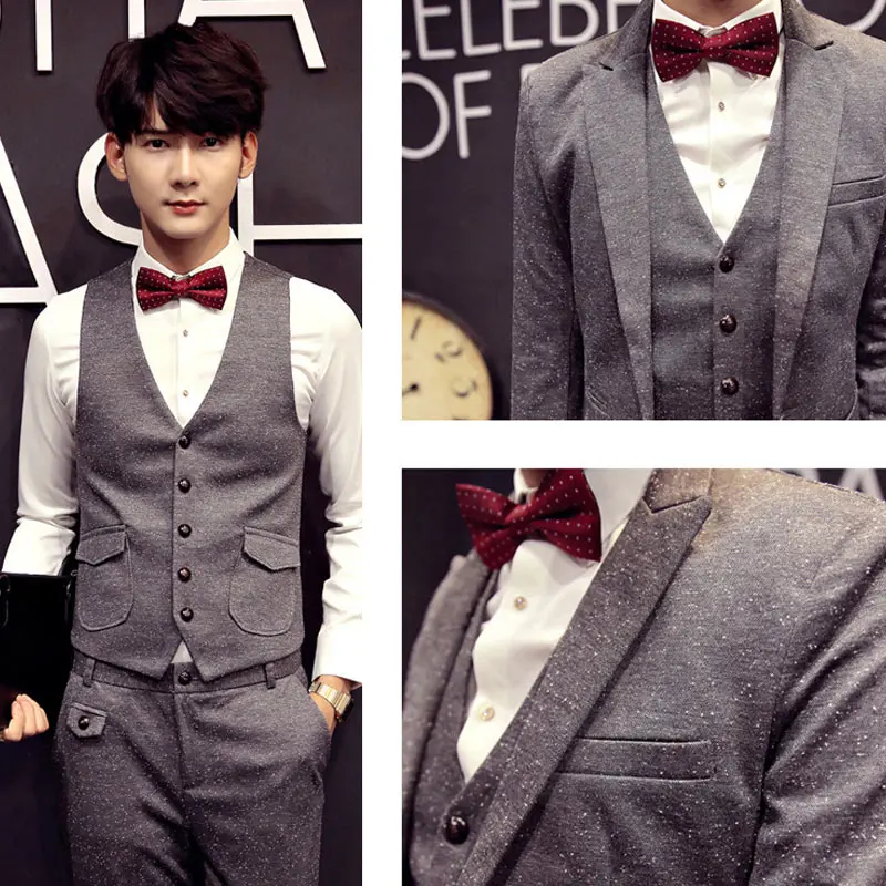 Мужской классический регулируемый смокинг Свадебный галстук бабочка британский