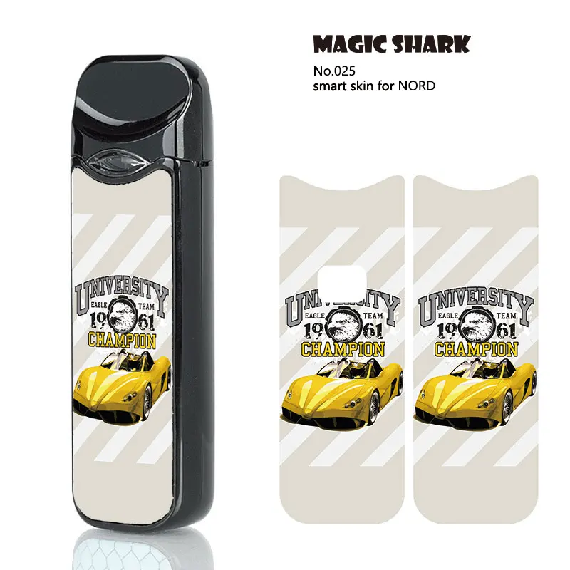 

Magic Shark Cool Car Motorcycle Film Sticker for Smok Nord Electronic Cigarette Case Cover Protector for Smok Nord Kit