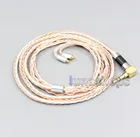 LN006712 XLR 4,4 мм 2,5 мм 16-жильный посеребренный кабель OCC для наушников для Dunu T5 Titan 3 T3 (увеличенная длина MMCX)
