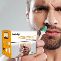portable painless nose wax kit for men women nose hair removal wax set paper free nose hair wax beans cleaning wax kit