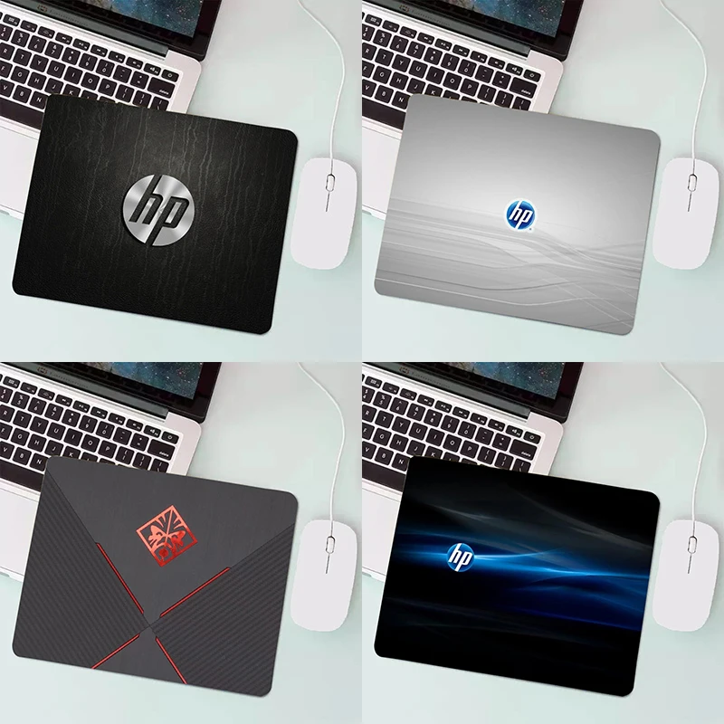 

Игровой компьютерный коврик с маленьким логотипом HP, полный коврик для мыши Mi 5 Ga mi ng, аксессуары для аниме, коврик для мыши, клавиатура для ко...