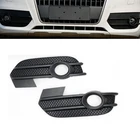 Решетки для противотуманных фар для Audi Q3 2013-2015, 2 шт., левый и правый бампер автомобиля, передние противотуманные фары, запасные решетки из АБС-пластика