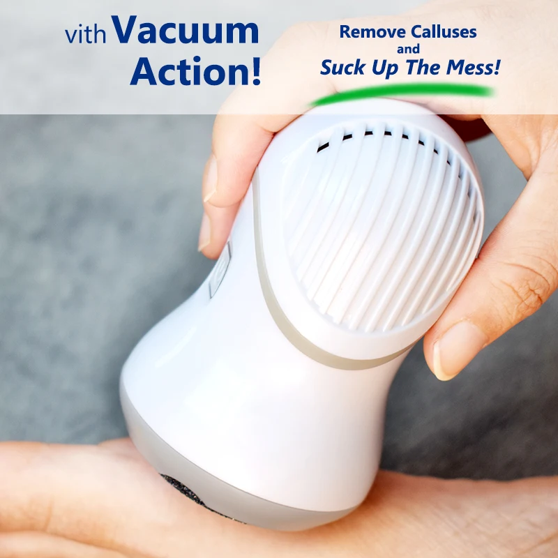 Электрическая пилка для ног вакуумный прибор удаления мозолей USB перезаряжаемая