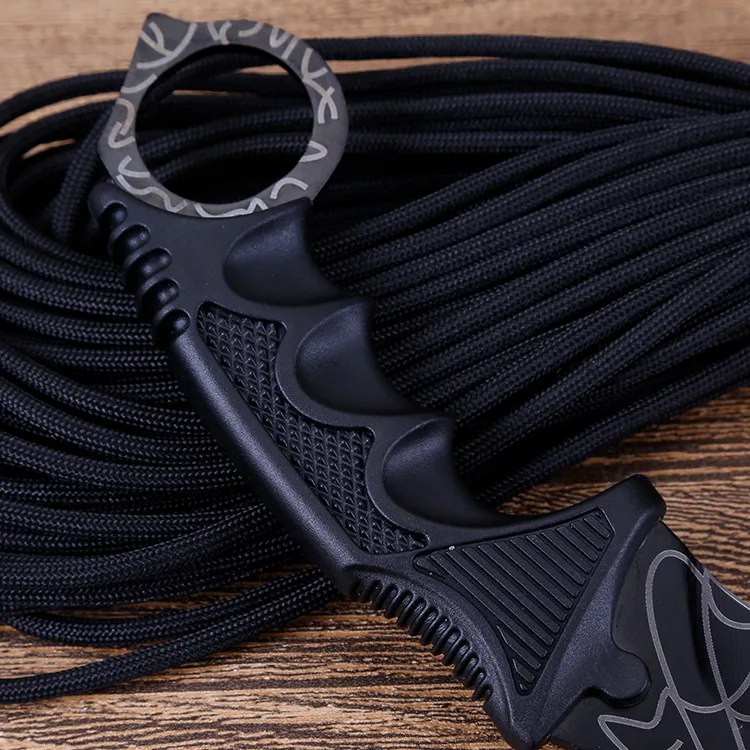 Karambit CS GO охотничий фиксированный нож тактический боевой выживания шеи коготь