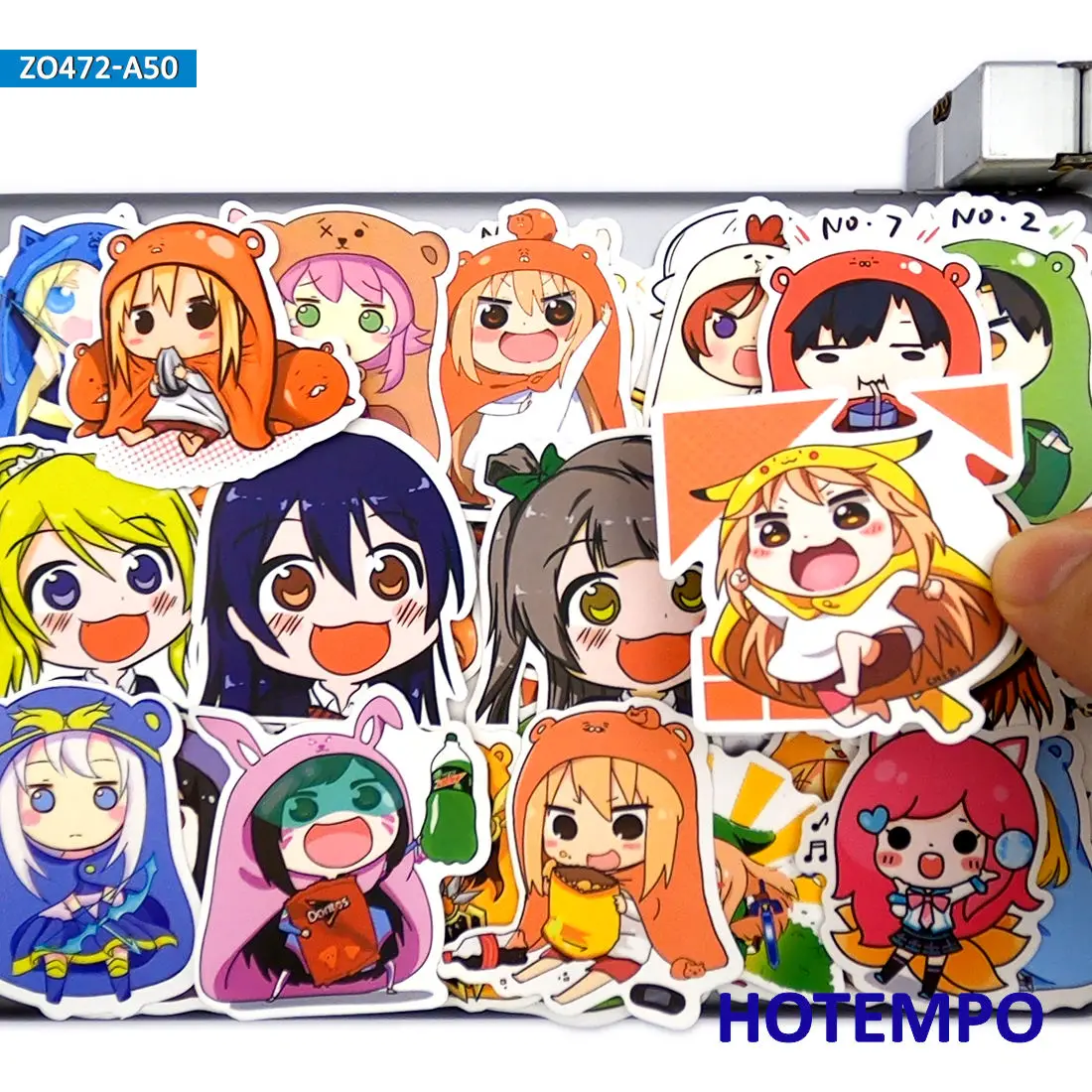 

50 шт. милые Аниме Девушки Himono Onna Kawaii Мультфильм Скрапбукинг телефон Стикеры для автомобиля ноутбука для гитары Канцтовары, записные книжки ...