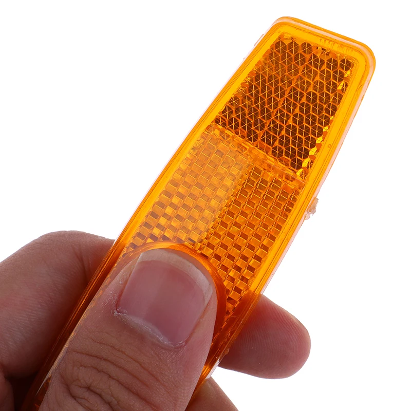 

2Pcs Yellow/White Bike Spokes Reflective Strips Bicycle Reflectors Bicycle Warning Lights Spoke Lights Supplies