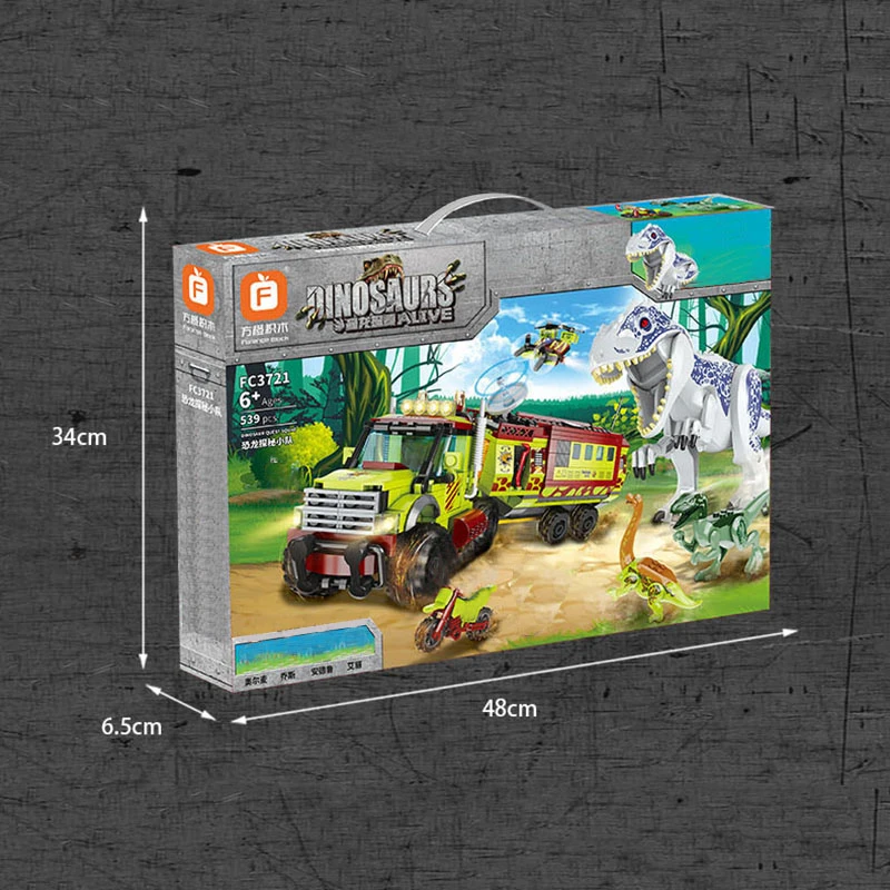 

Toys for Boys Dinosaur Building Blocks Jurassic World Park Educational Toys Compatible with Lego Gift Hobby Ideas Diy Kit