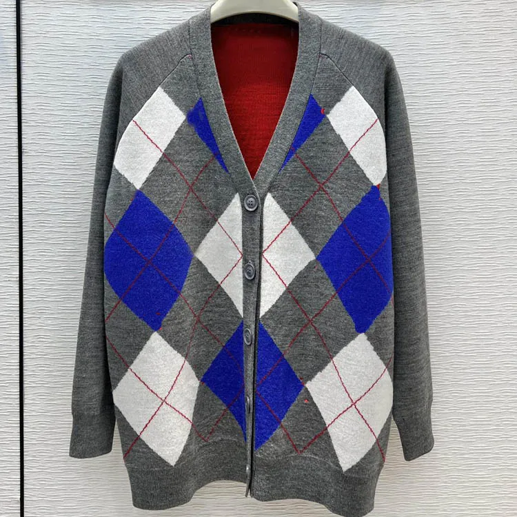 

Женский трикотажный кардиган, высококачественные свитера из смешанной шерсти и кашемира, зима 2021