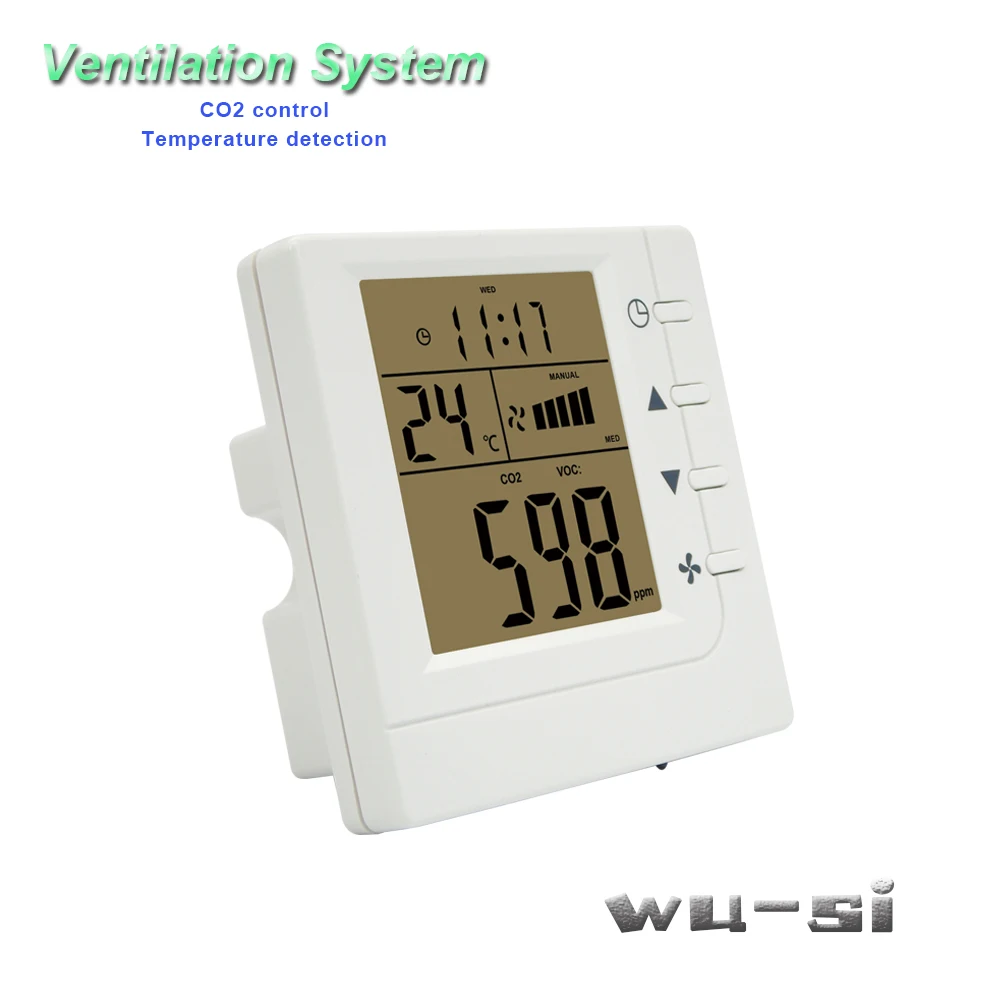 

Indoor air quality monitor CO2 regulator with RS485