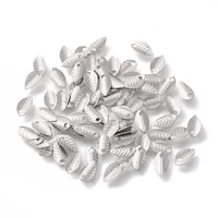 500pcslot stainless steel leaf charm necklace pendants charms for jewelry making diy bracelet earring accessories wholesale