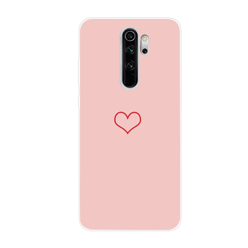 Милый силиконовый чехол для Xiaomi Redmi Note 8 9 9S Pro 7 4 5A 6A тонкая задняя крышка с