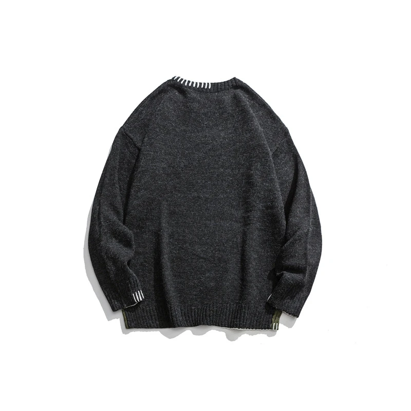 Свитер-пилот в японском стиле Харадзюку трикотажный цветной для мужчин и женщин