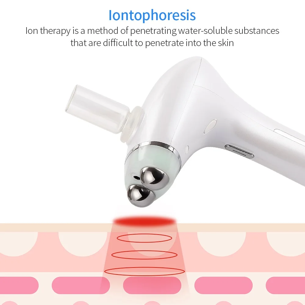 4 в 1 светодиодный Жер для лица|Устройство ухода за кожей лица| |