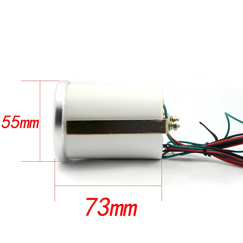 Тахометр Автомобильный Универсальный 2 дюйма 52 мм 0 8000 об./мин.|cylinder|cylinder ledcylinder gauge