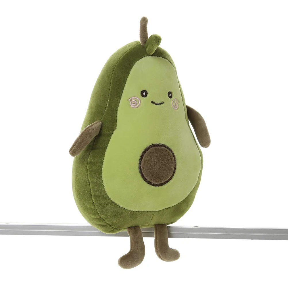 28 см мягкая игрушка авокадо плюшевая с рисунком фруктов мягкие мини кавайная