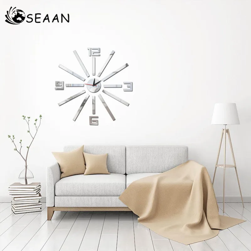 SEEAN креативные съемные украшения для комнаты современные обои наклейки