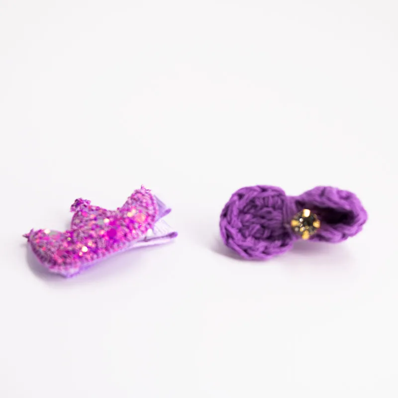 

18pcs/set Cute Cartoon Animal Rabbit Elephant Rubber Band Hairpin Hair Ring Hair Accessories Set Fashion Jewelry Purple Series