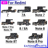 1 pce usb charger port jack dock connector flex cable for redmi note 7 7a 7pro 7s 8 8t 8pro charging board module