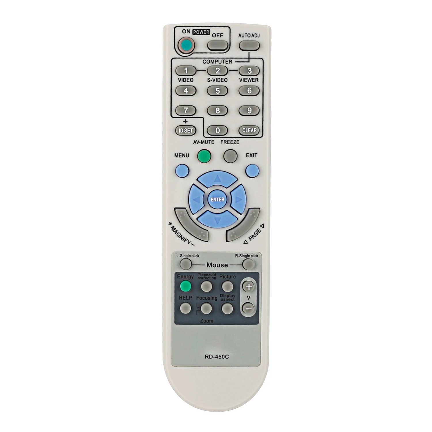 Дистанционный пульт подходит для nec Проектор M260W M260X M300W M300WS M300X M300XS NP P350W P350X|remote