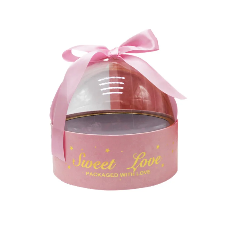 Прозрачная коробка для сладких шоколадных конфет с крышкой детского праздника