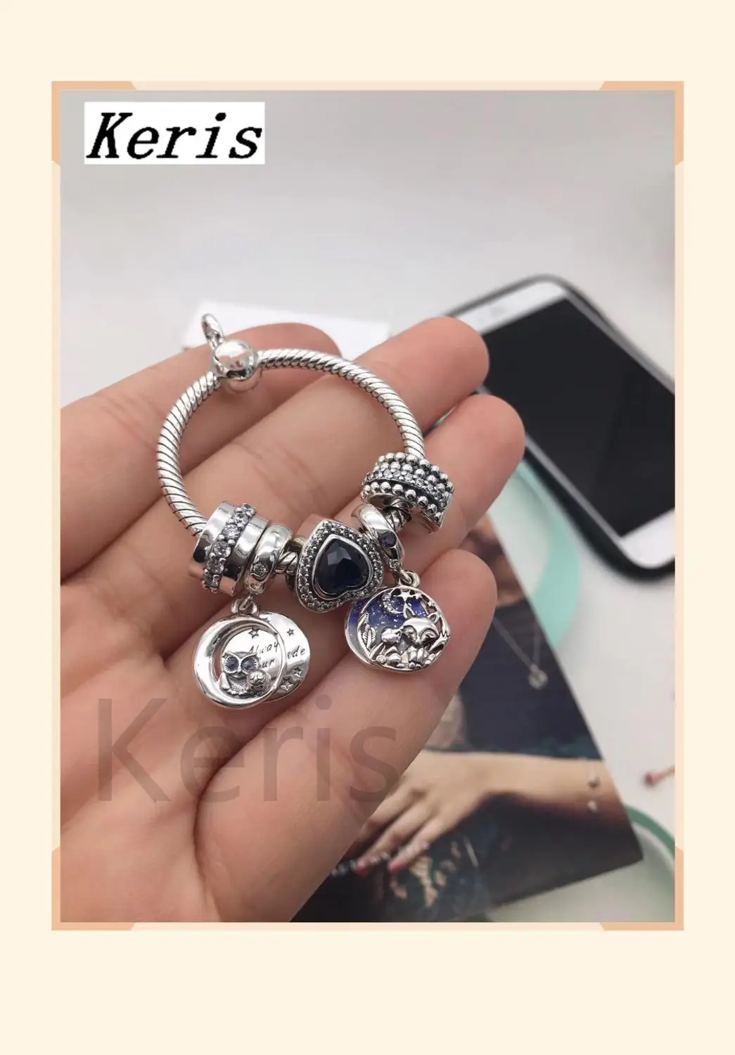 Высокое качество 1:1 100% серебряные бусины с подвеской бесплатно|Подвески| |