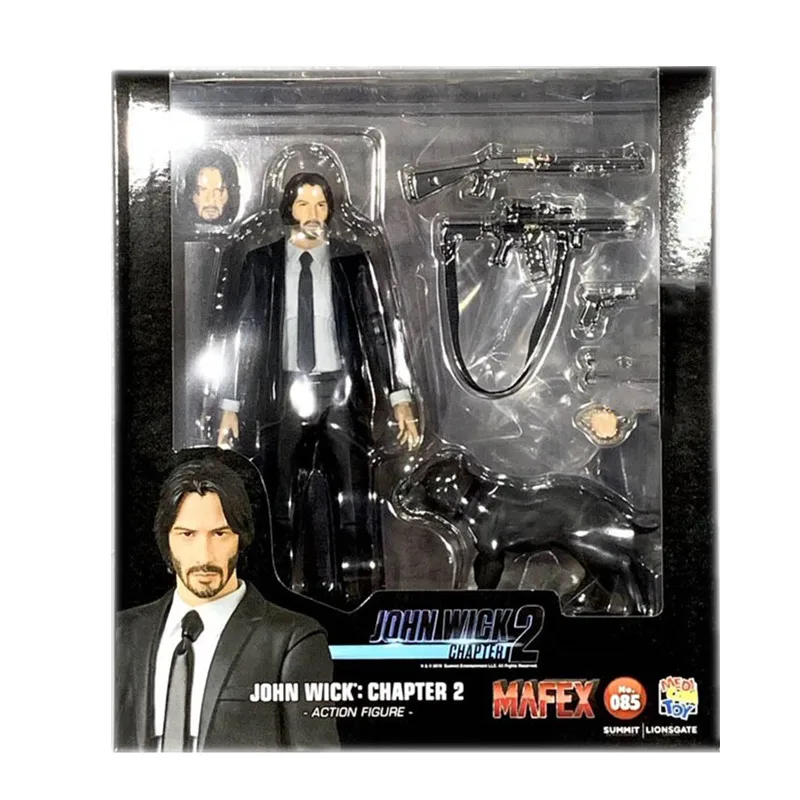 

JOHN WICK Chapter 2 Mafex 085 PVC Action Figure Collectible Model Toy