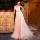 Пляжное свадебное платье цвета шампанского с бантом, сексуальное женское платье невесты, стиль бохо, модель 2020