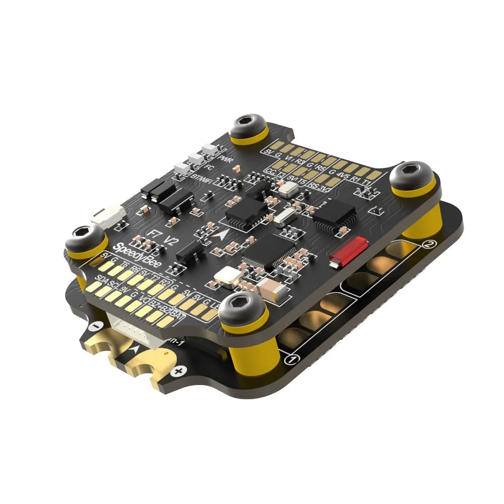 

RunCam SPEEDYBEE STACK F7 V2 Flight Control 45A ESC World's first wireless firmware flasher and blackbox analyzer