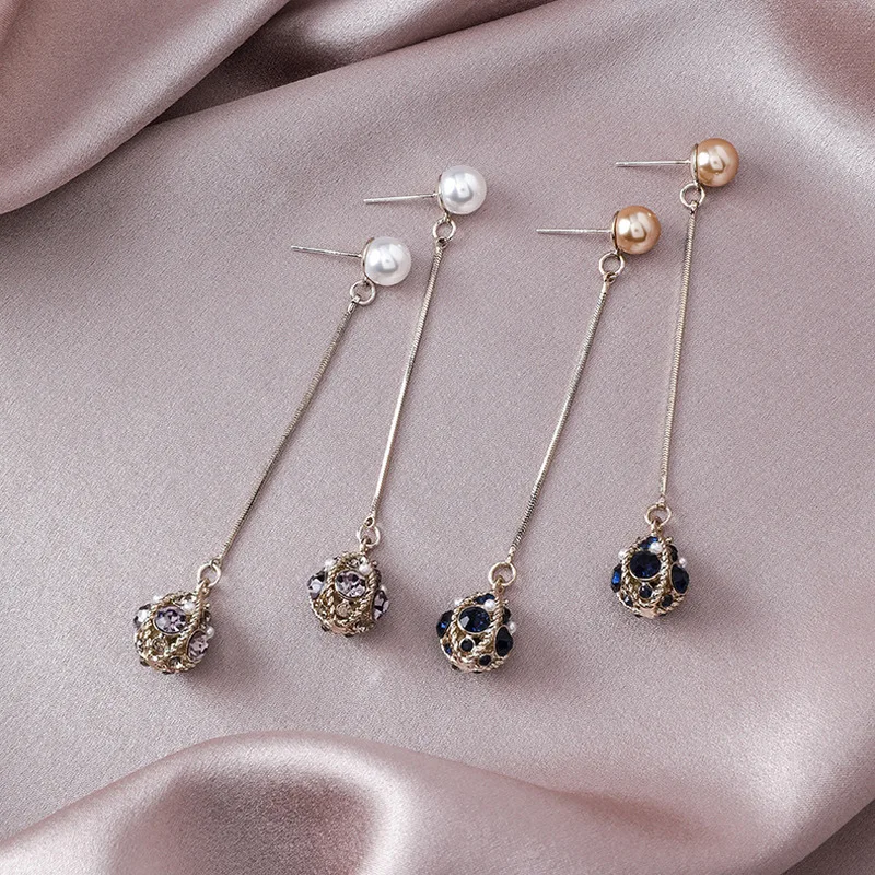 Простые женские серебряные серьги на булавке Ретро стиль дворец ручная работа