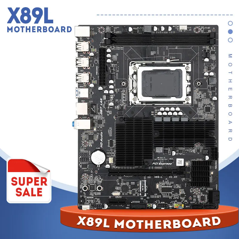 Настольная материнская плата X89 G34 гнездо для AMD 6281 16 ядер два канала DDR3 до 32 Гб