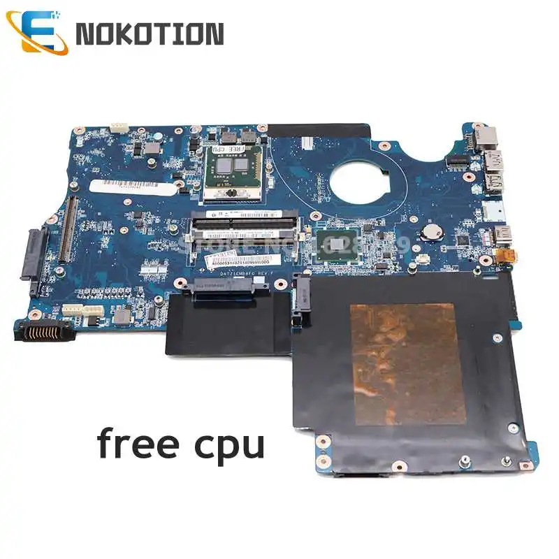 

NOKOTION A000052590 A000053140 DATZ1CMB8F0 MAIN BOARD For TOSHIBA Satellite X500 X505 Laptop Motherboard HM55 DDR3 free cpu