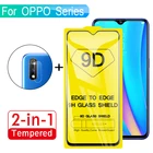Защитное стекло, закаленное стекло для Oppo Realme 3 Pro, 2 в 1, 9D
