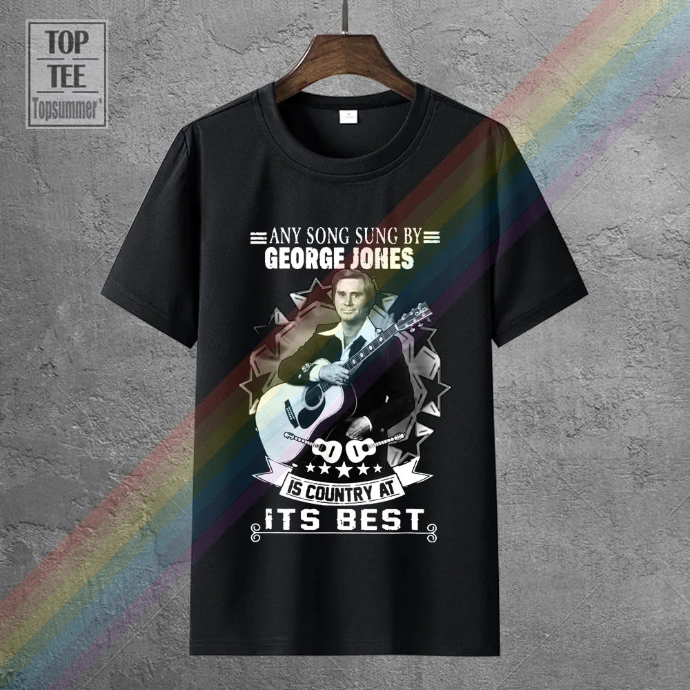 

Any Song Sung By George Jones Is Country At Its Best T Shirt Black Men S 6Xl