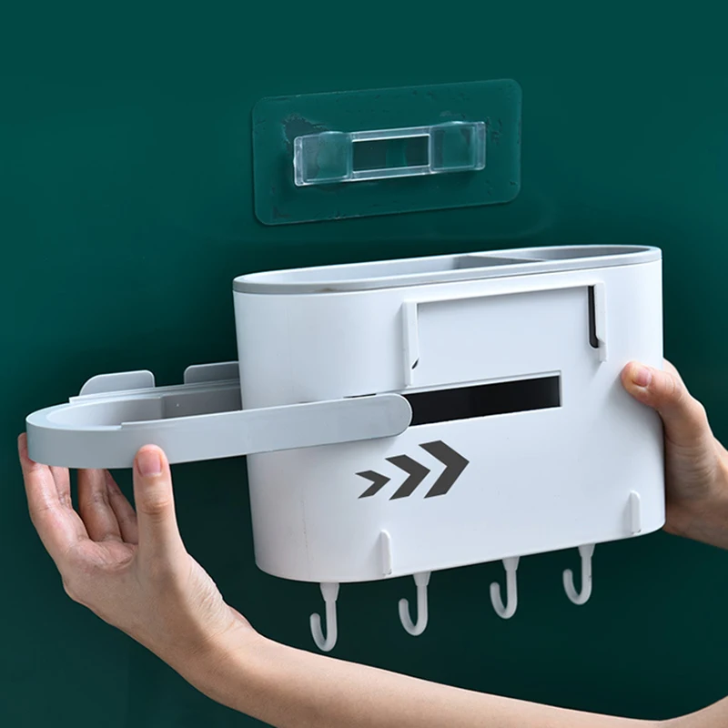 

Wall-mounted Bathroom Rack Shampoo Cosmetic Shower Rack Hairdryer Storage Rack Space Household Items Bathroom Accessories